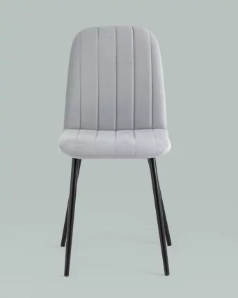 Стул Easy велюр Светло-серый_3